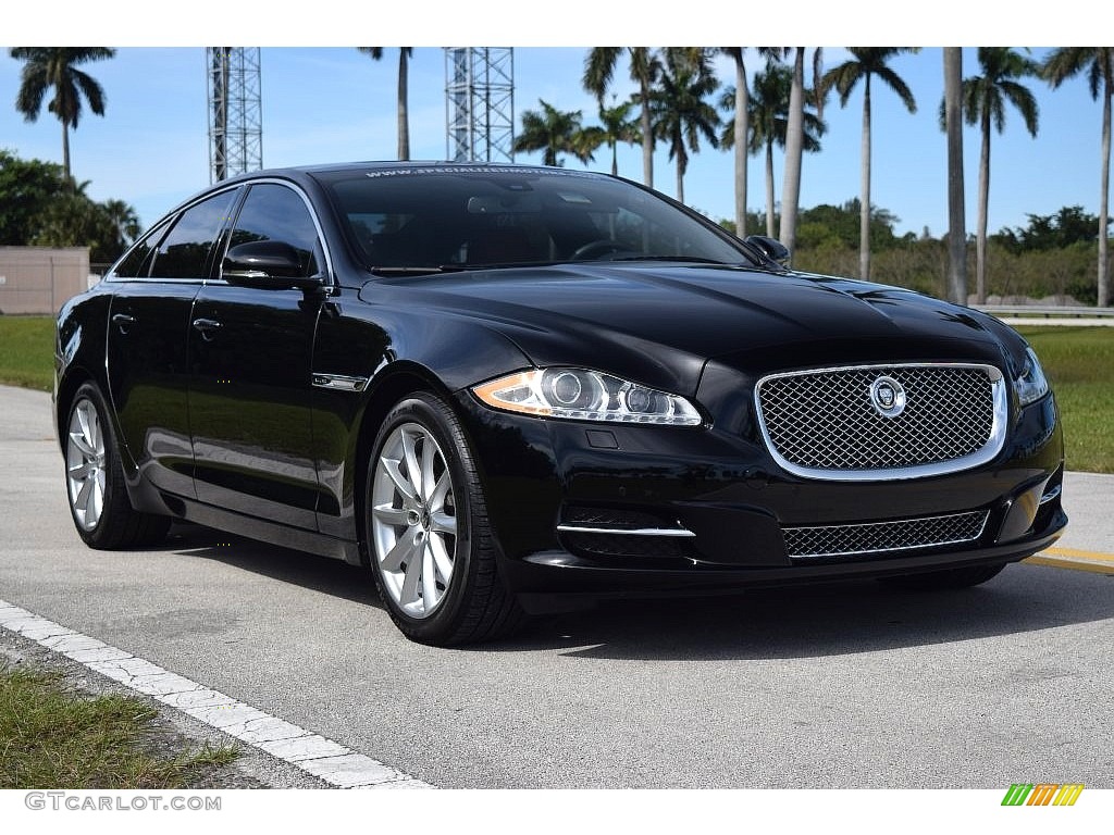 2013 XJ XJ - Ebony Black / London Tan/Jet photo #1