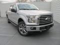 2016 Ingot Silver Ford F150 XLT SuperCrew 4x4  photo #2