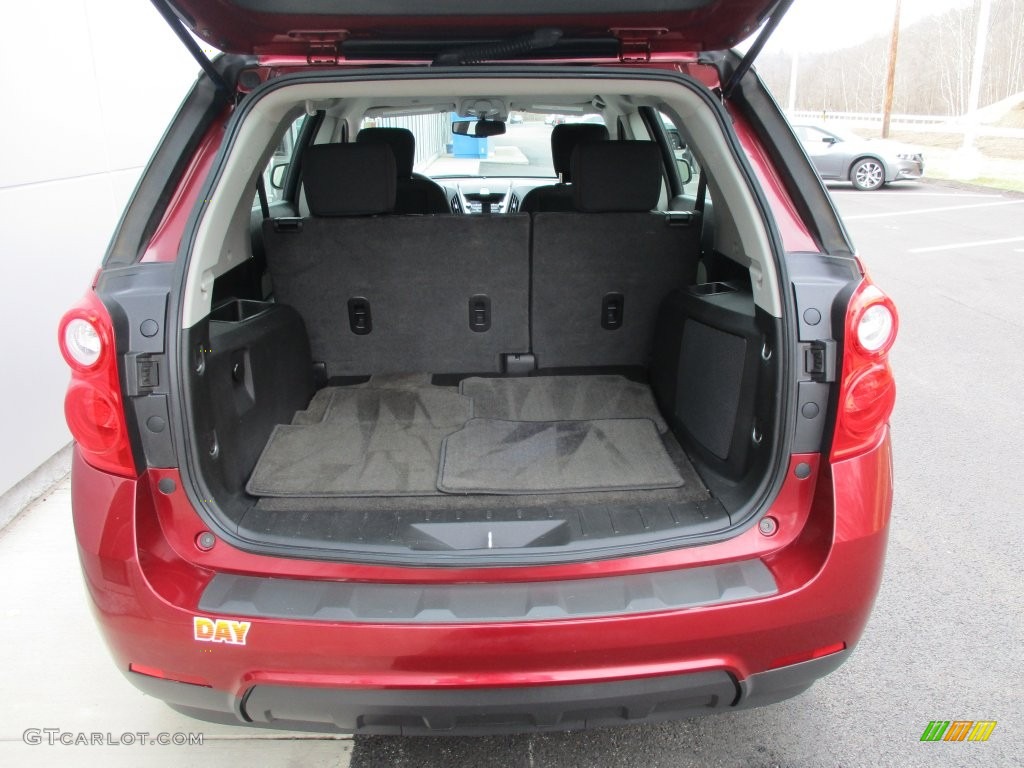 2010 Equinox LS AWD - Cardinal Red Metallic / Jet Black/Light Titanium photo #9