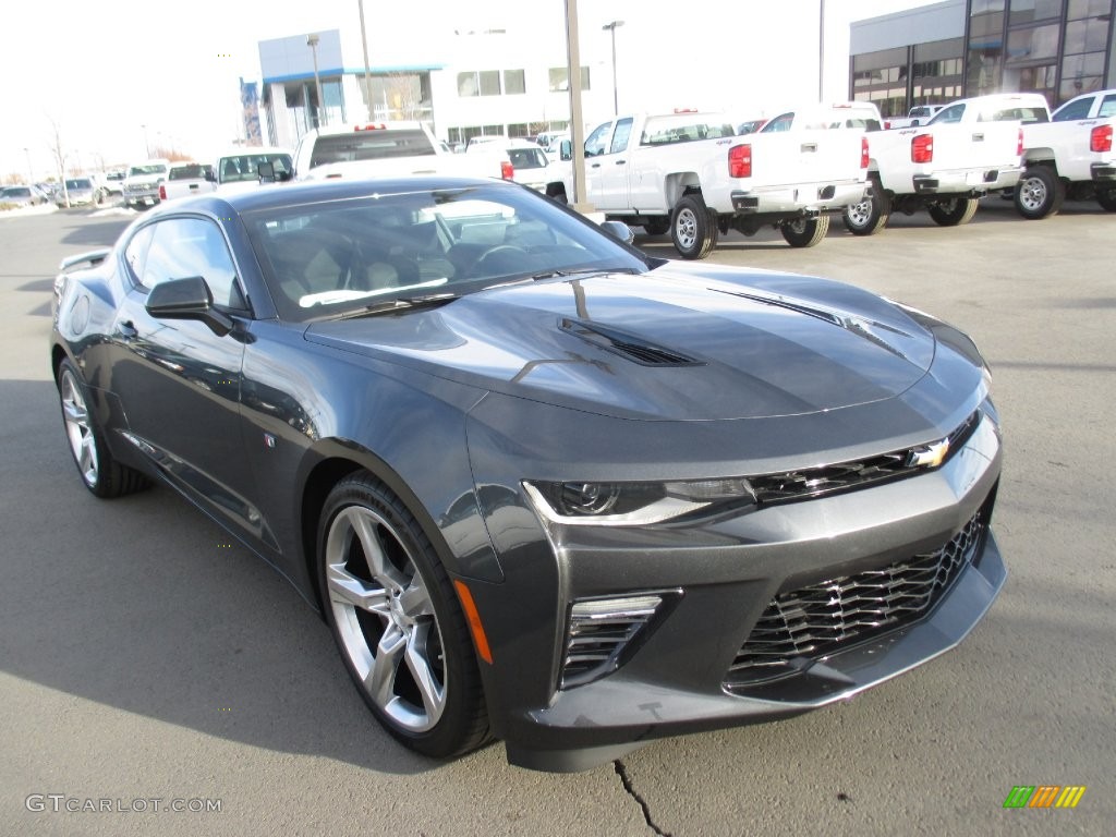 2016 Nightfall Gray Metallic Chevrolet Camaro Ss Coupe 110642686 2016 Camaro Ss Coupe Nightfall Gray Metallic Jet Black Photo 1