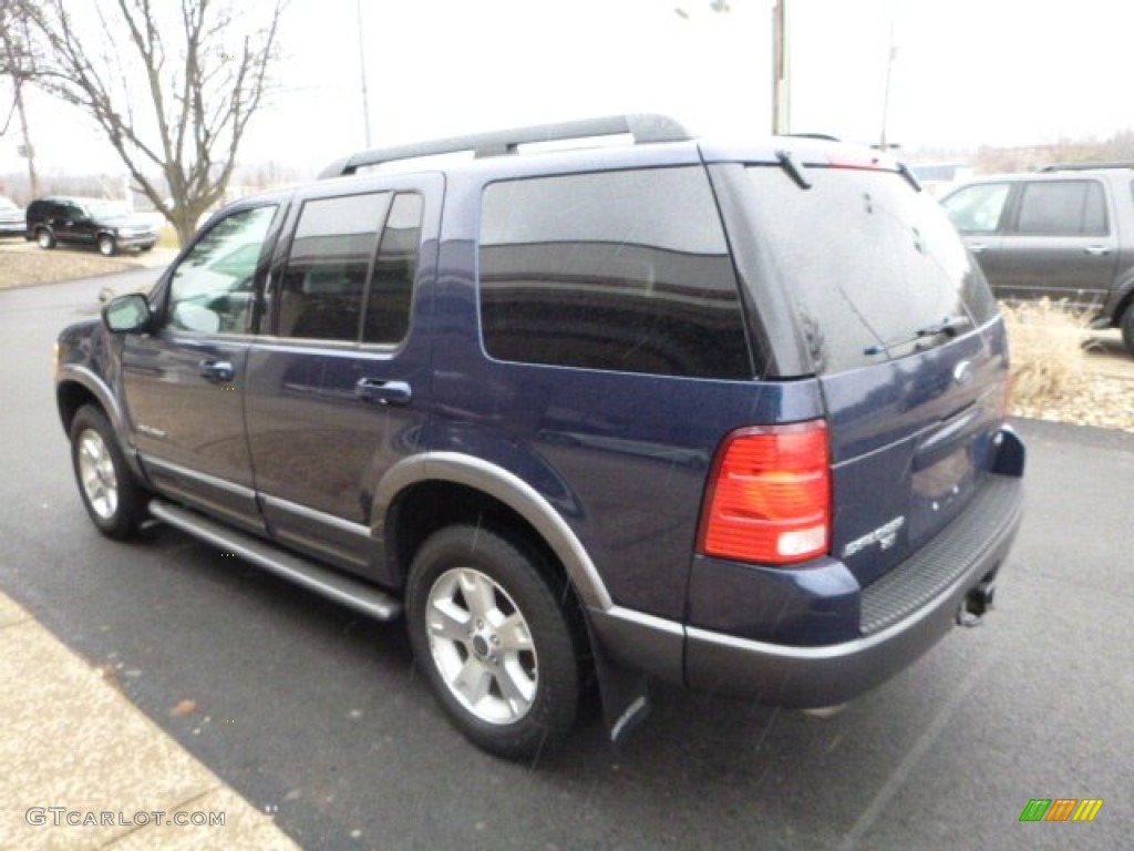 2005 Explorer XLT 4x4 - Dark Blue Pearl Metallic / Graphite photo #13