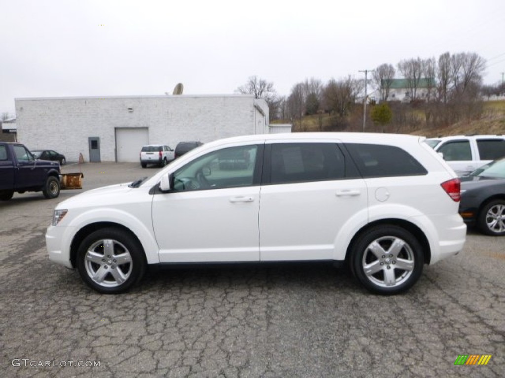 2009 Journey SXT - Stone White / Dark Slate Gray/Light Graystone photo #3
