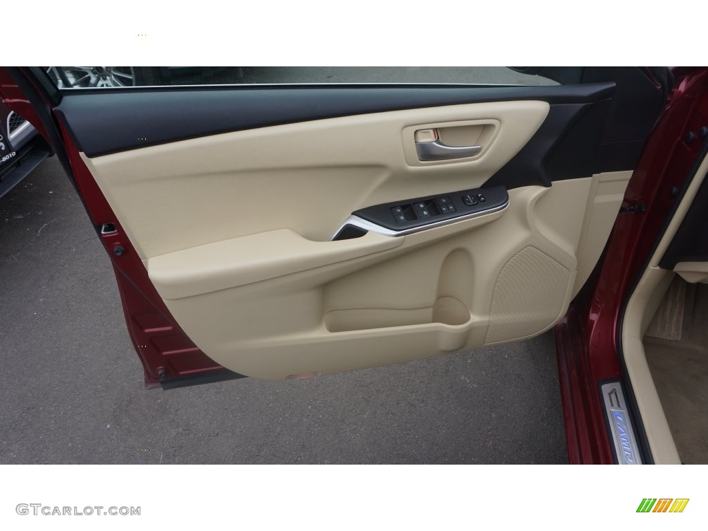 2015 Camry LE - Ruby Flare Pearl / Ash photo #12