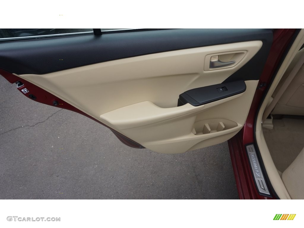 2015 Camry LE - Ruby Flare Pearl / Ash photo #19