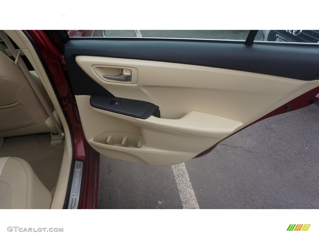 2015 Camry LE - Ruby Flare Pearl / Ash photo #20