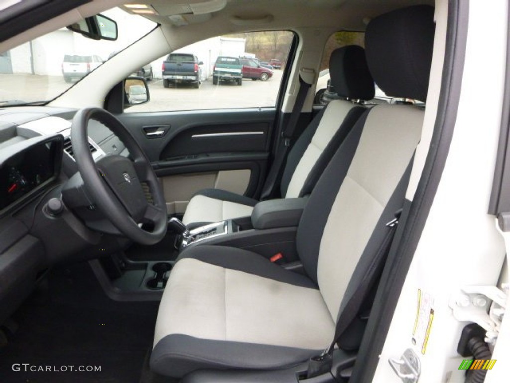 2009 Journey SXT - Stone White / Dark Slate Gray/Light Graystone photo #14