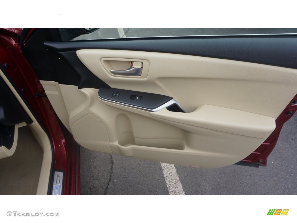 2015 Camry LE - Ruby Flare Pearl / Ash photo #21