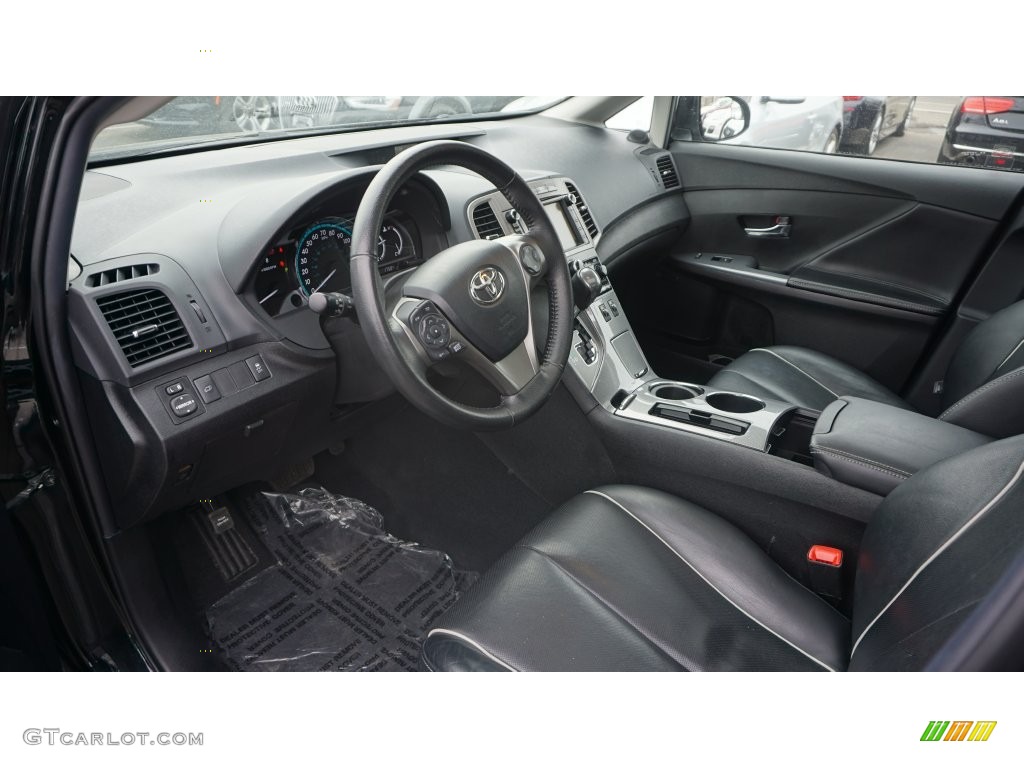 Black Interior 2013 Toyota Venza Limited AWD Photo #110648150