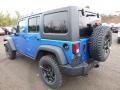 2016 Hydro Blue Pearl Jeep Wrangler Unlimited Sport 4x4  photo #4