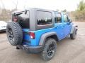 2016 Hydro Blue Pearl Jeep Wrangler Unlimited Sport 4x4  photo #7