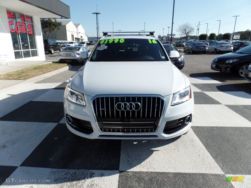 2016 Q5 2.0 TFSI Premium quattro - Ibis White / Chestnut Brown photo #2