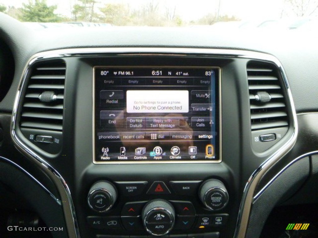 2016 Jeep Grand Cherokee Limited 4x4 Controls Photo #110656076