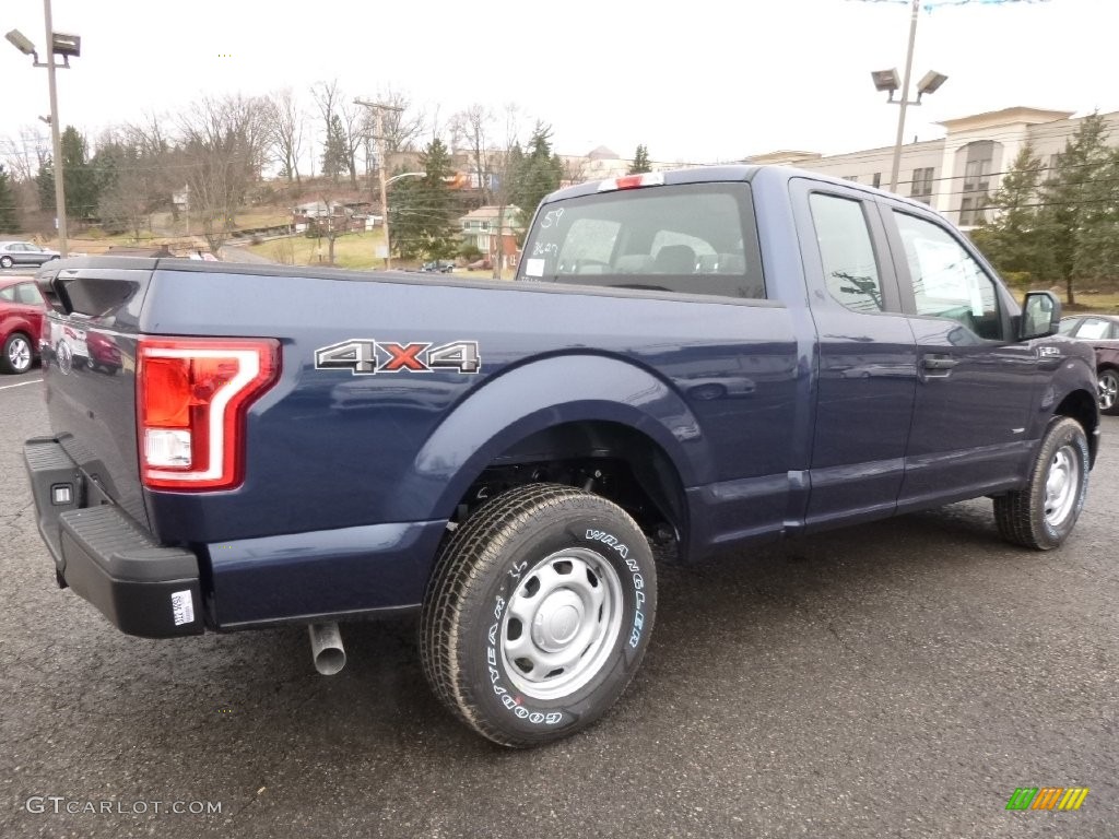 2016 F150 XL SuperCab 4x4 - Blue Jeans / Medium Earth Gray photo #2