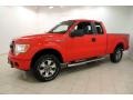 2013 Race Red Ford F150 STX SuperCab 4x4  photo #3