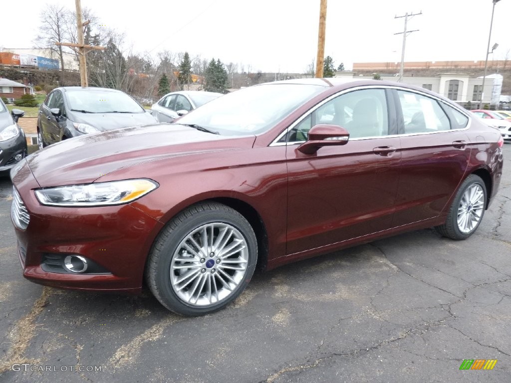 2016 Fusion SE AWD - Bronze Fire Metallic / Dune photo #4