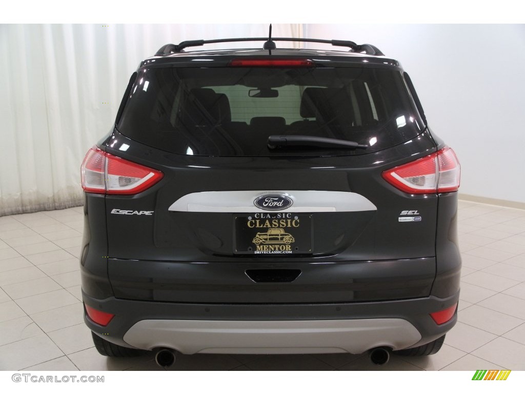 2013 Escape SEL 2.0L EcoBoost 4WD - Tuxedo Black Metallic / Charcoal Black photo #18