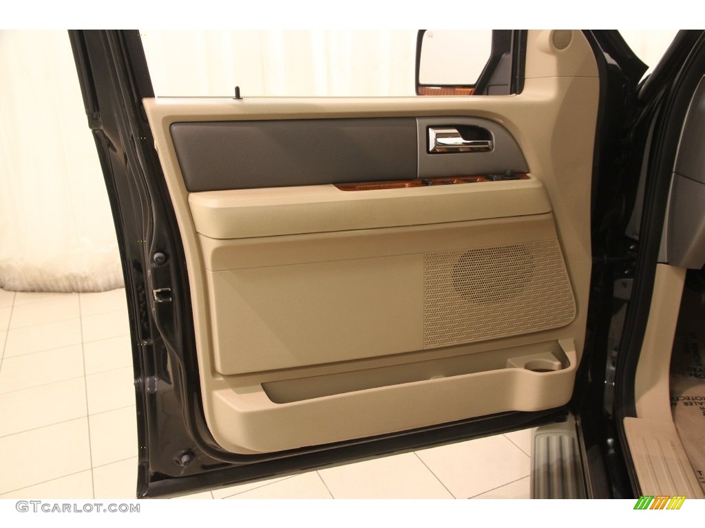 2007 Expedition EL Eddie Bauer - Black / Camel/Grey Stone photo #4
