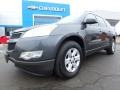 2009 Cyber Gray Metallic Chevrolet Traverse LS AWD  photo #2