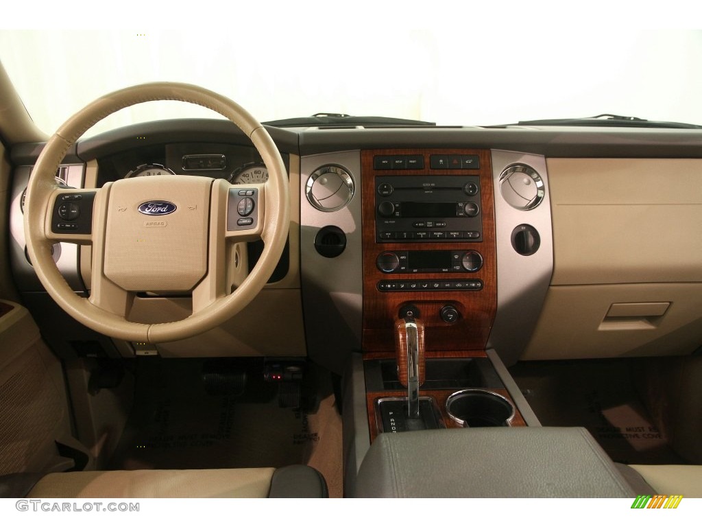 2007 Expedition EL Eddie Bauer - Black / Camel/Grey Stone photo #19