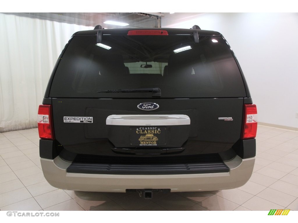 2007 Expedition EL Eddie Bauer - Black / Camel/Grey Stone photo #21