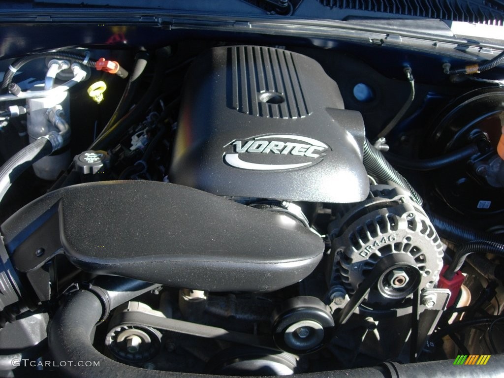 2005 Silverado 1500 LS Crew Cab 4x4 - Dark Blue Metallic / Dark Charcoal photo #9
