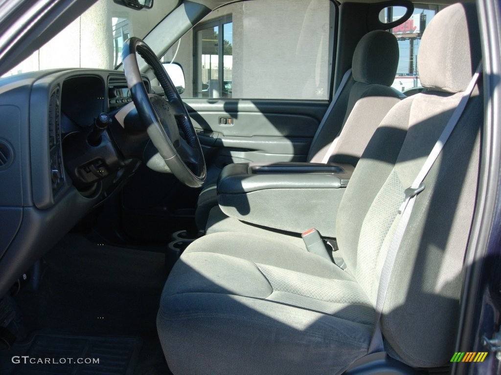 2005 Silverado 1500 LS Crew Cab 4x4 - Dark Blue Metallic / Dark Charcoal photo #10