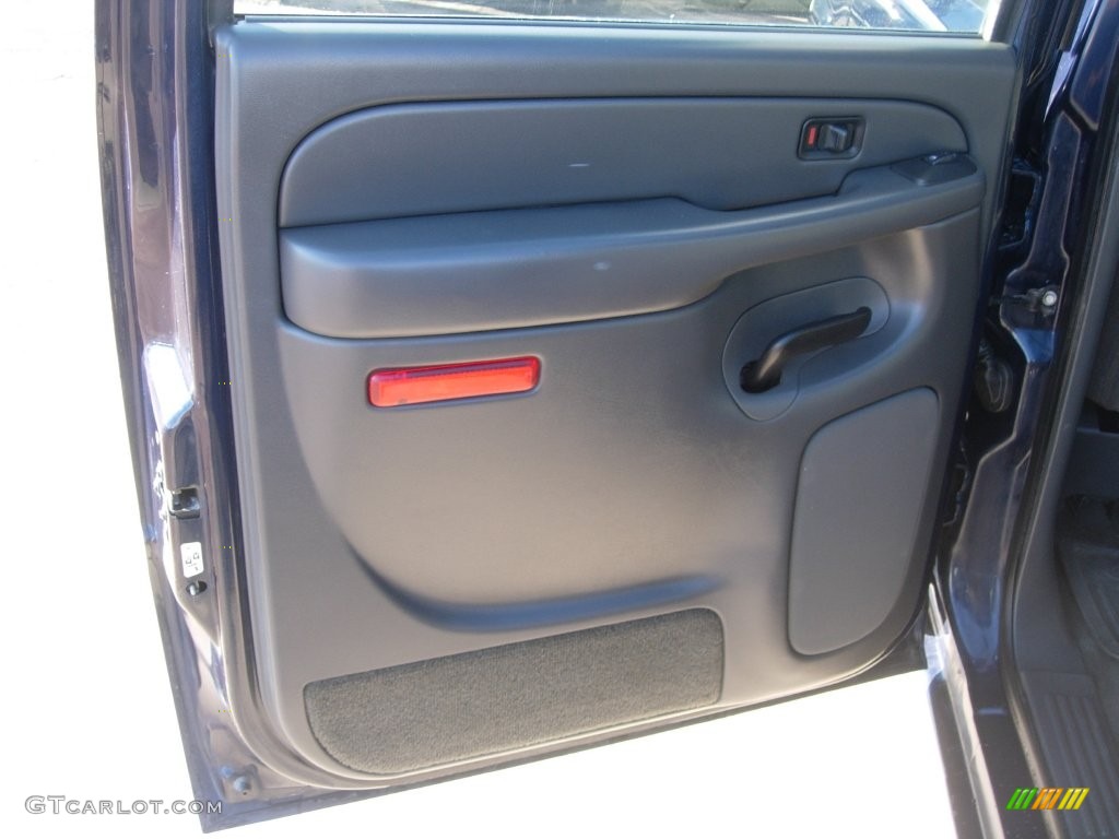 2005 Silverado 1500 LS Crew Cab 4x4 - Dark Blue Metallic / Dark Charcoal photo #13