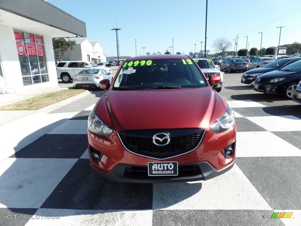2013 CX-5 Touring - Zeal Red Mica / Black photo #2