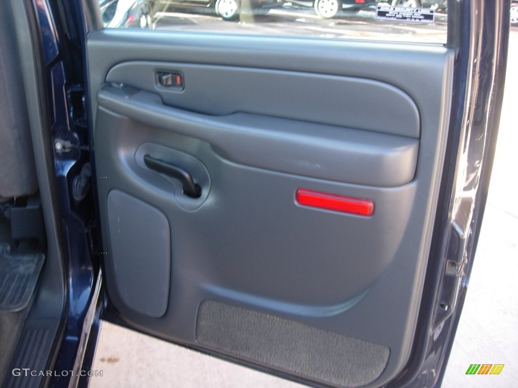 2005 Silverado 1500 LS Crew Cab 4x4 - Dark Blue Metallic / Dark Charcoal photo #15