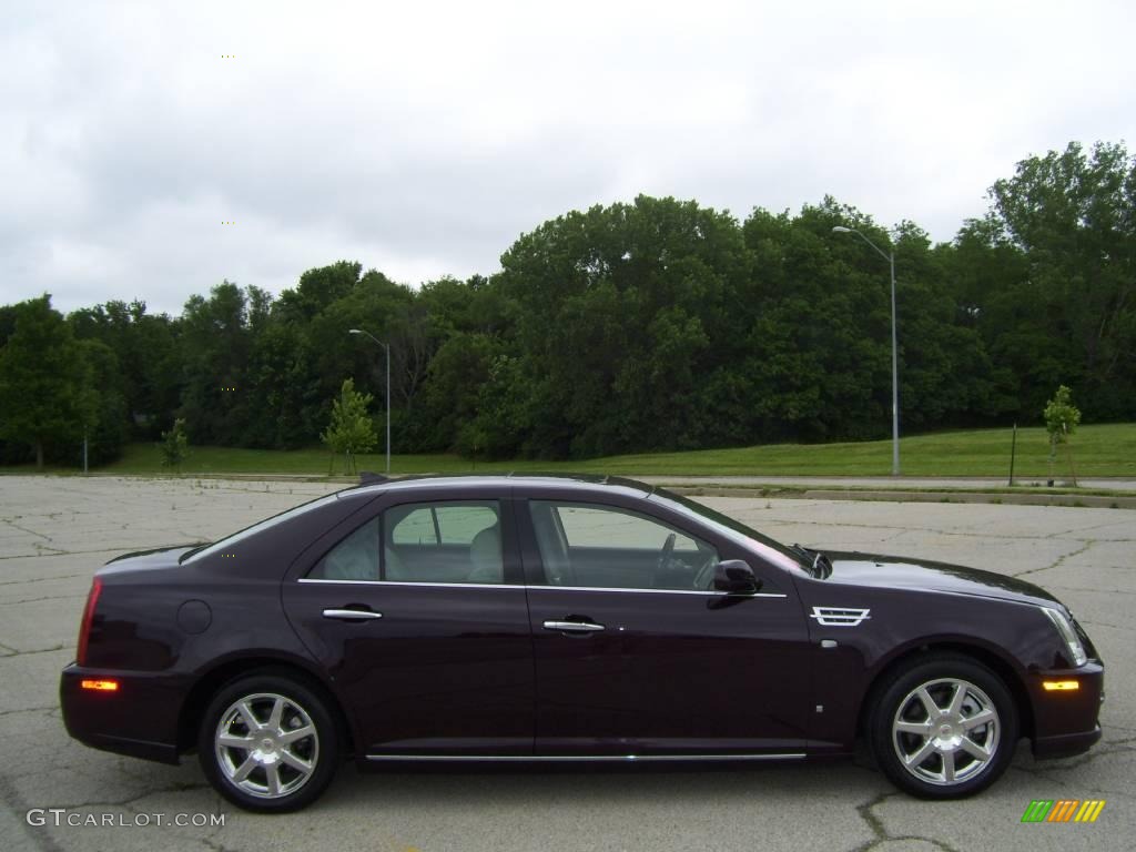 Black Cherry Cadillac STS