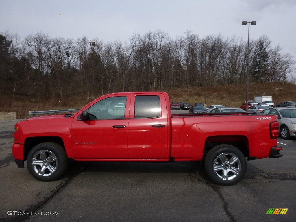 2016 Silverado 1500 WT Double Cab 4x4 - Red Hot / Dark Ash/Jet Black photo #10