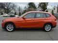 Valencia Orange 2013 BMW X1 xDrive 28i Exterior