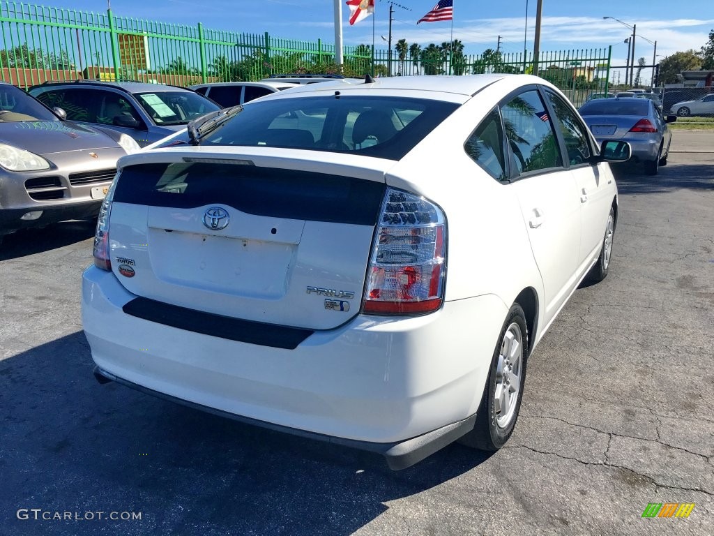 2008 Prius Hybrid Touring - Super White / Bisque photo #9