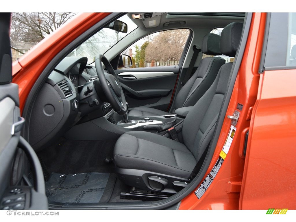 2013 X1 xDrive 28i - Valencia Orange / Black photo #12