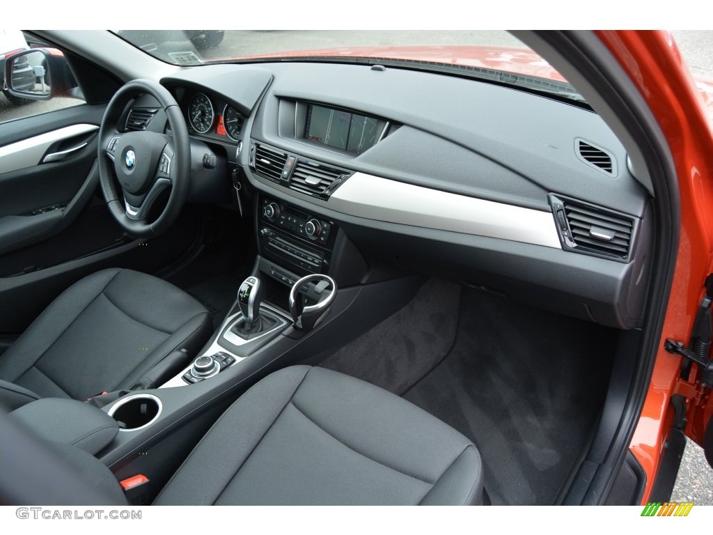 2013 X1 xDrive 28i - Valencia Orange / Black photo #27