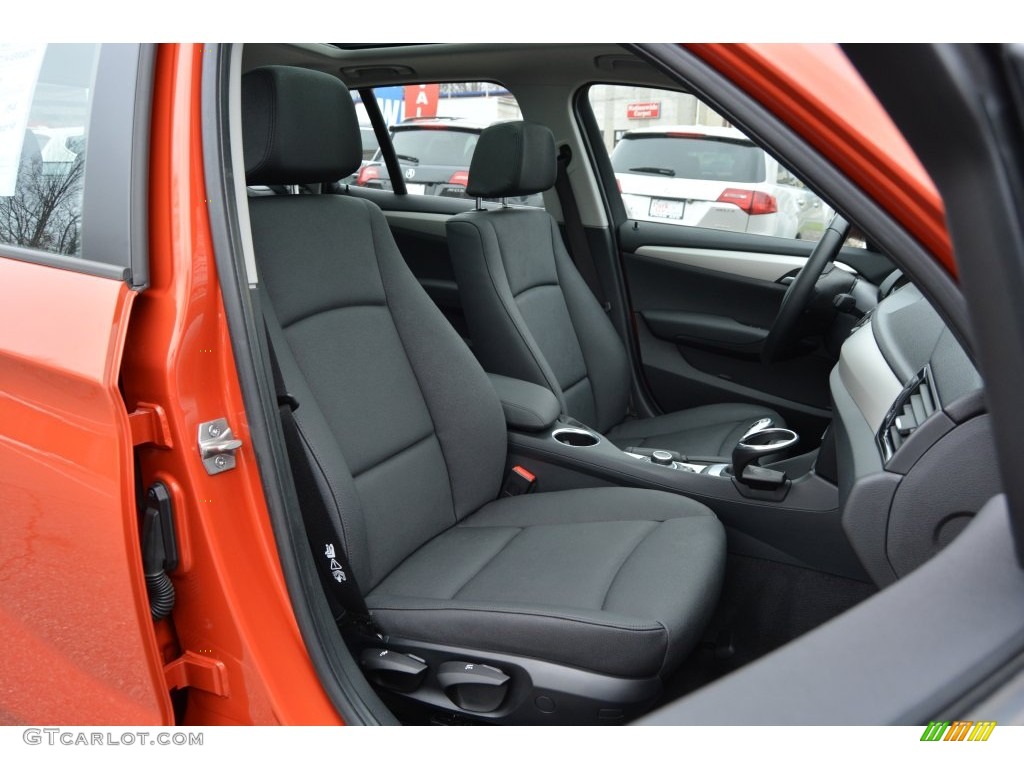 2013 X1 xDrive 28i - Valencia Orange / Black photo #29