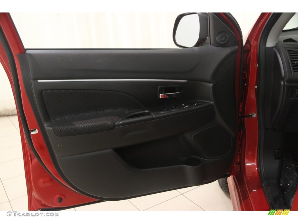 2011 Outlander Sport ES - Rally Red Metallic / Black photo #4