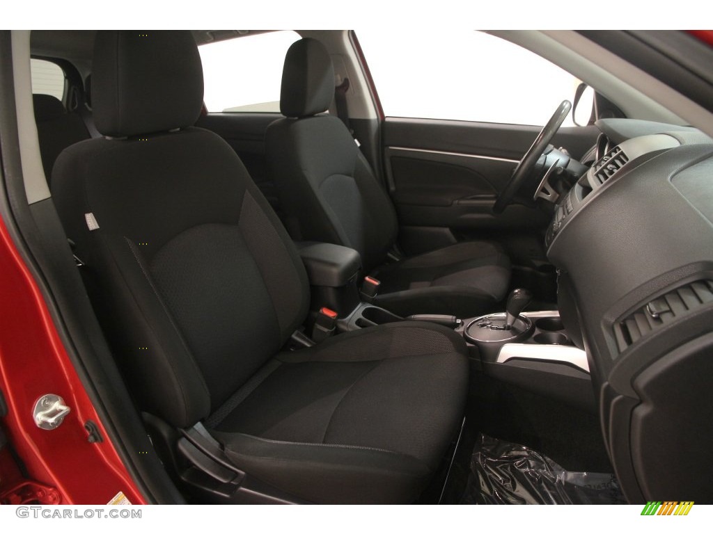2011 Outlander Sport ES - Rally Red Metallic / Black photo #11