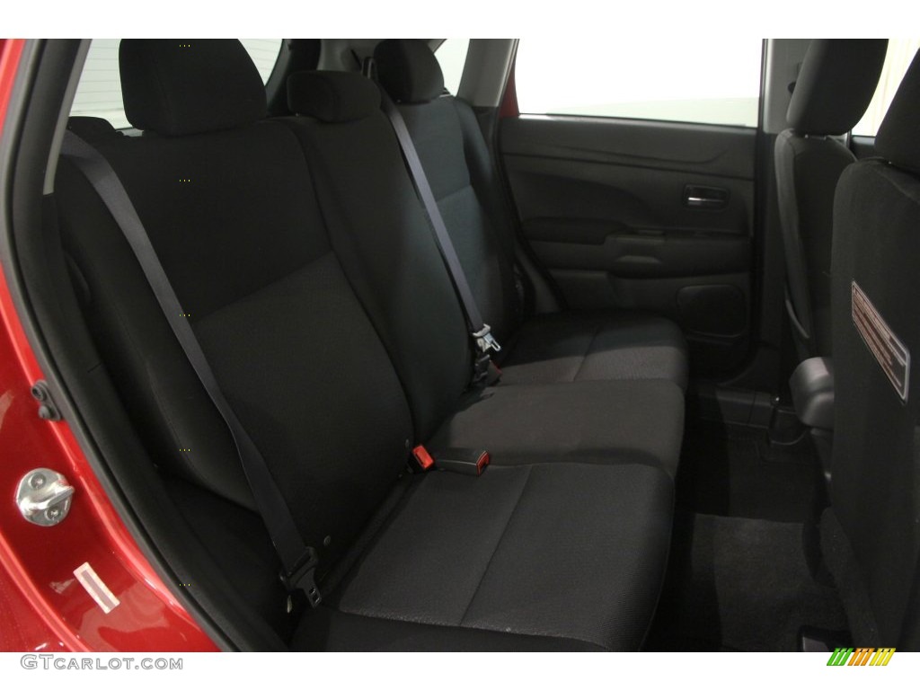 2011 Outlander Sport ES - Rally Red Metallic / Black photo #12