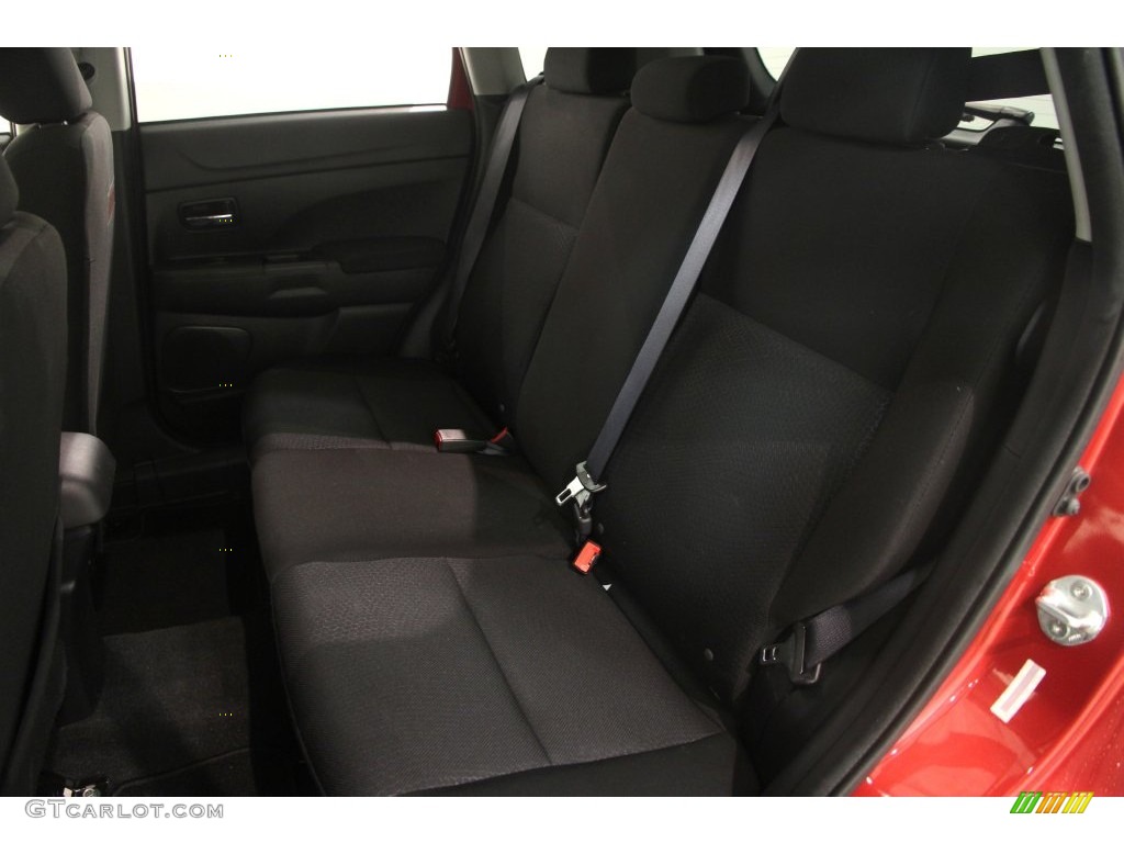2011 Outlander Sport ES - Rally Red Metallic / Black photo #13