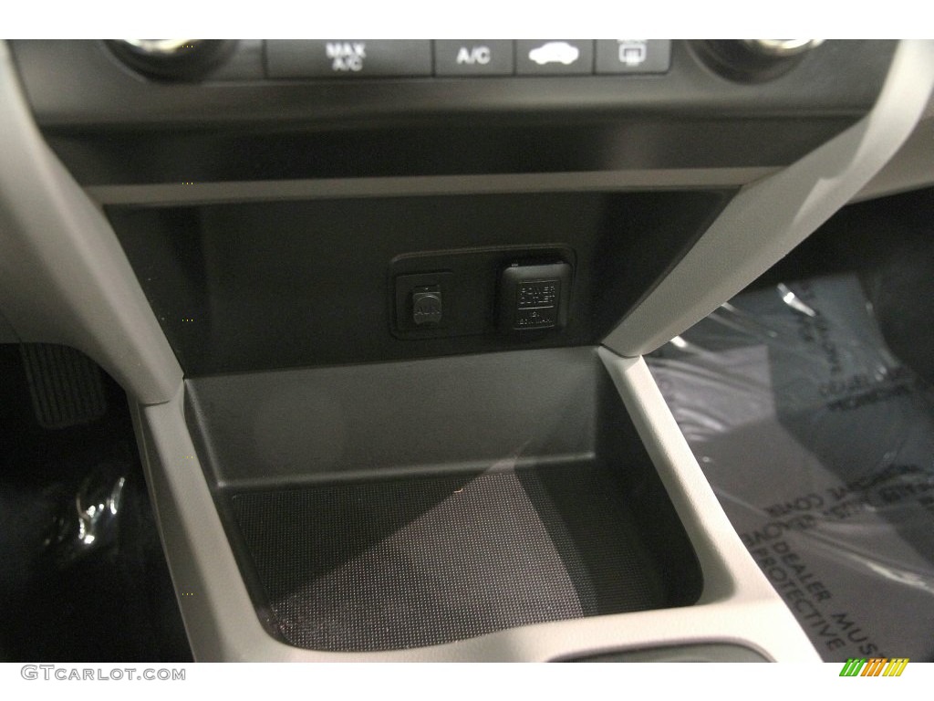 2012 Civic EX Coupe - Polished Metal Metallic / Gray photo #12