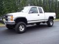 1997 Olympic White Chevrolet C/K K1500 Silverado Extended Cab 4x4  photo #1