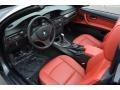 Coral Red/Black Interior Photo for 2013 BMW 3 Series #110665568