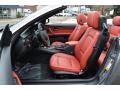 Coral Red/Black Front Seat Photo for 2013 BMW 3 Series #110665598