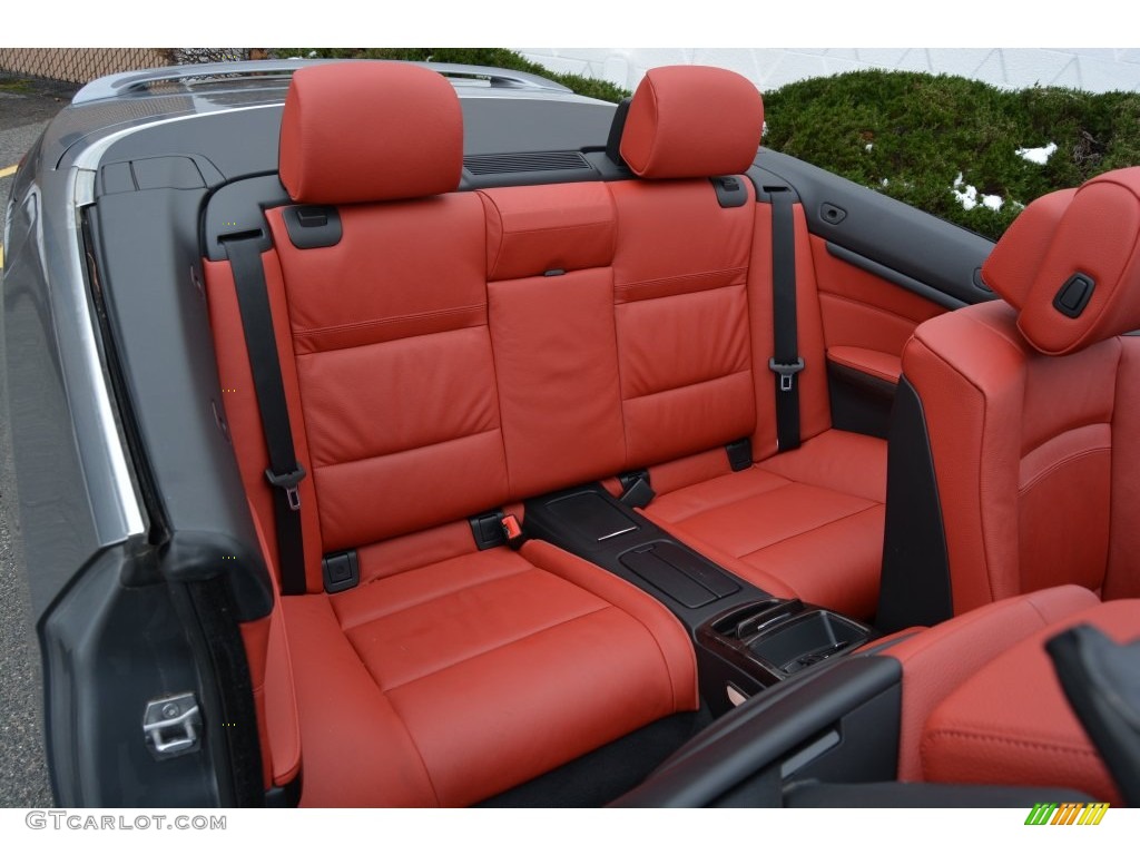 Coral Red/Black Interior 2013 BMW 3 Series 328i Convertible Photo #110665919