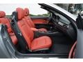 Coral Red/Black Front Seat Photo for 2013 BMW 3 Series #110665967