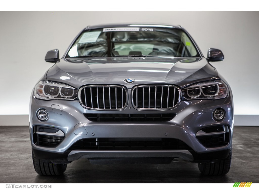 Space Gray Metallic 2015 BMW X6 xDrive50i Exterior Photo #110667989