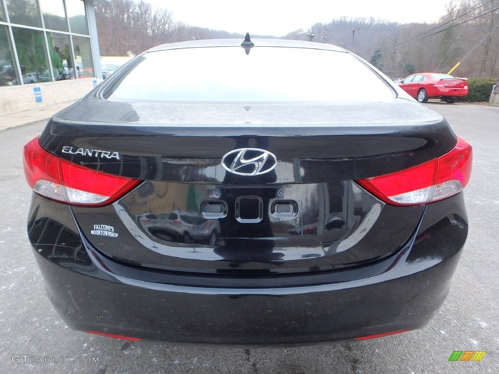 2012 Elantra GLS - Black Diamond / Gray photo #6