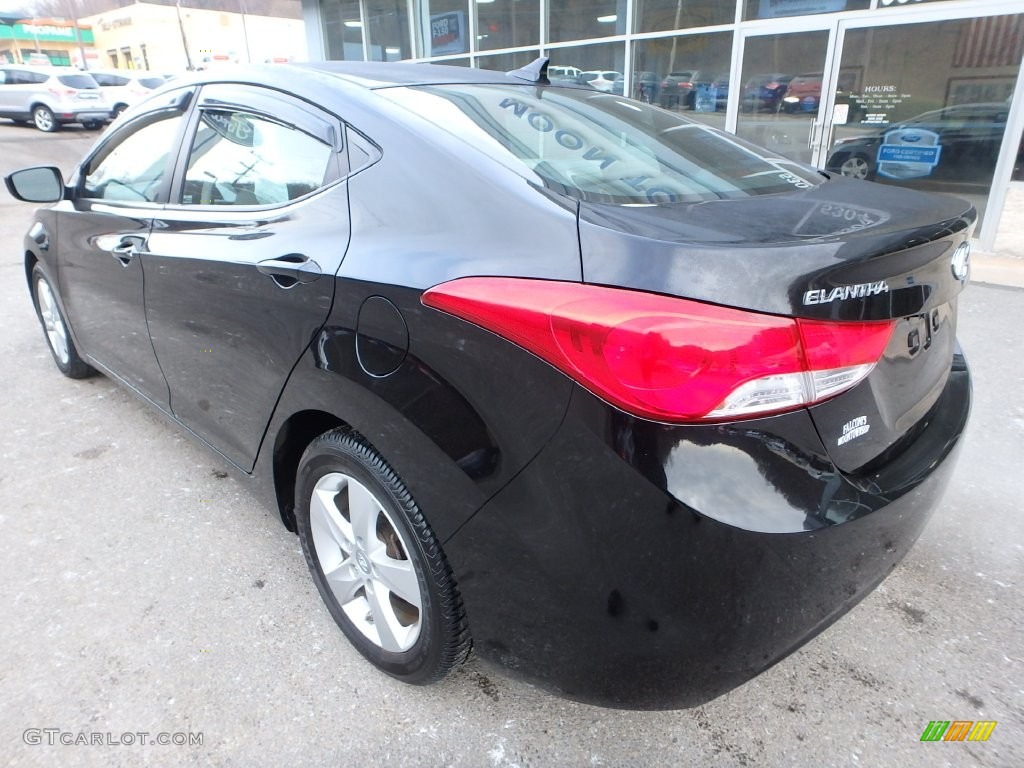 2012 Elantra GLS - Black Diamond / Gray photo #8