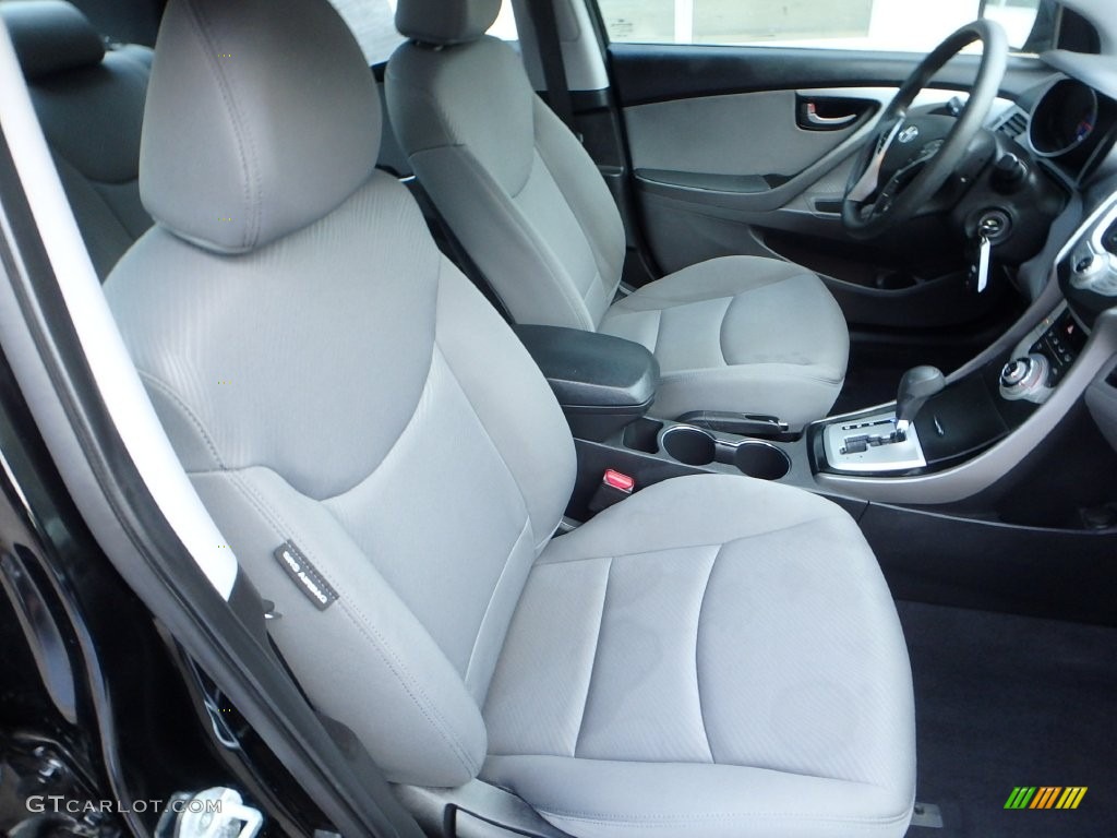 2012 Elantra GLS - Black Diamond / Gray photo #10